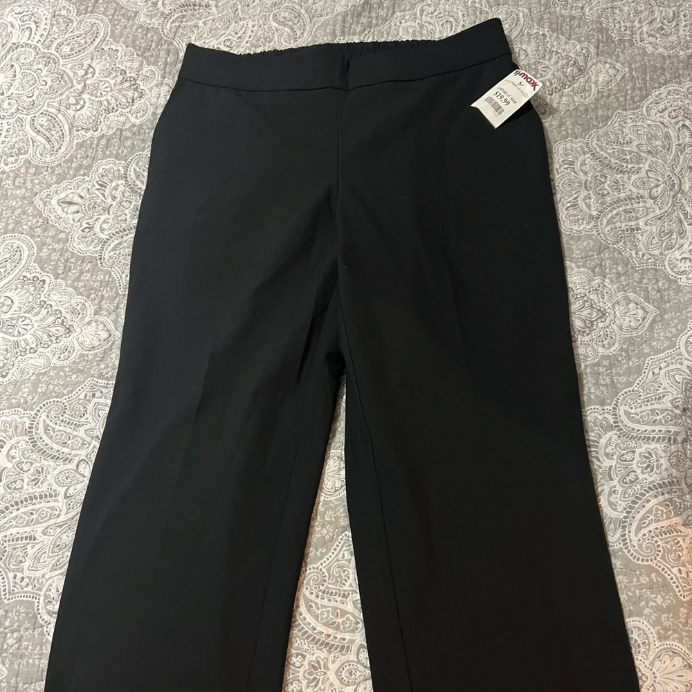 Women’s black dress pants size 10.